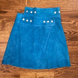 Maje Suede wrap skirt size 36